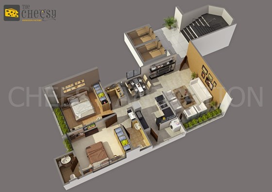Photography: 3D Floor Plan Visualization Services Provider