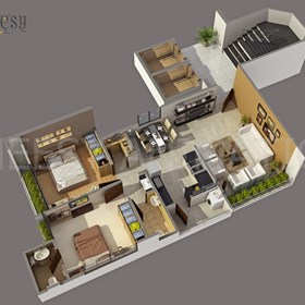 Photography: 3D Floor Plan Visualization Services Provider